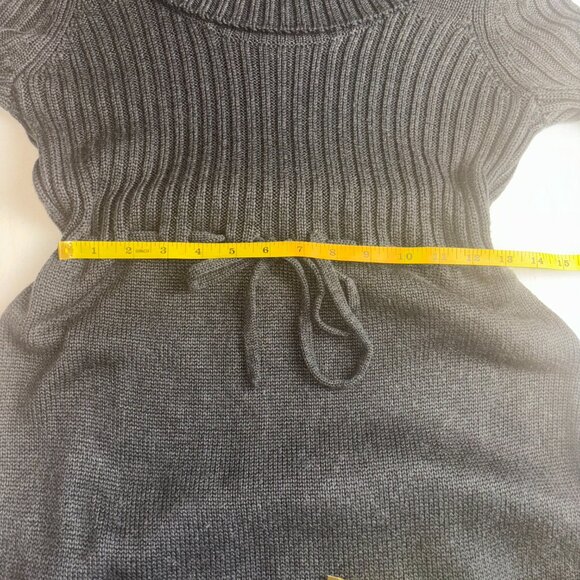 Calvin Klein Dark Gray Sweater Dress with Cowl Neck - Size S - Picture 6 of 10